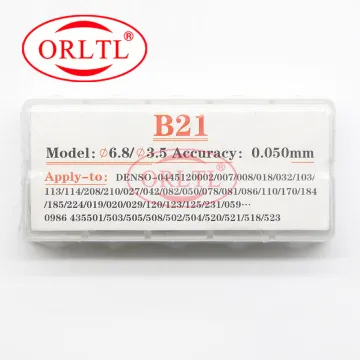ORLTL Injector Repair Kits with Common Rail Adjusting Washers and Shims Gasket - B21 Size 1.20mm-1.77mm, 150 Pieces/Box