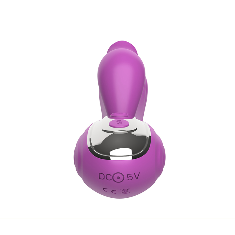 OEM IPX6 Licking Purple Vibrating Wand