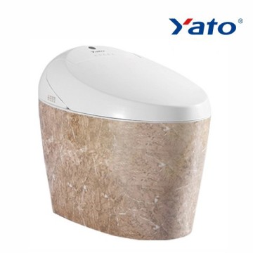 Hotel furniture Dual Flush Portable Toilet Price intelligent toilet seat YA-038B marble design YATO
