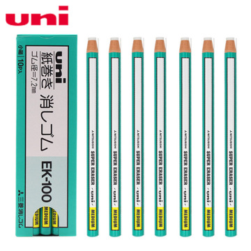 Uni Ek-100 Pencil Eraser 1 Pcs Roll Paper Eraser for School and Office Art Painting Art Sketch Detail Rubbing Supplies