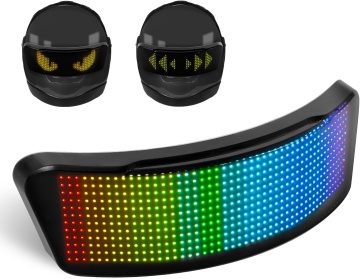 Custom Pattern LED Motorcycle/Bike Tail Light with Turn Signals, Brake Lights, and Speed Display