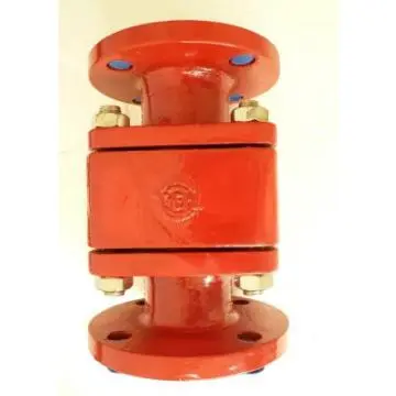 Telfon lined flange floating ball lift flow check valve
