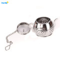 Stainless Steel Loose Leaf Teapot Strainer with Chain