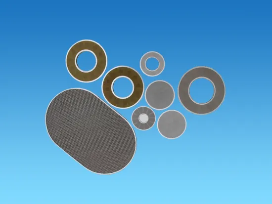 316 stainless steel sintered porous metal filter disc