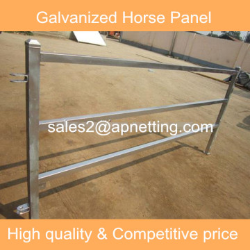 Heavy duty horse/cattle fence panel galvanized square pipe corral panel