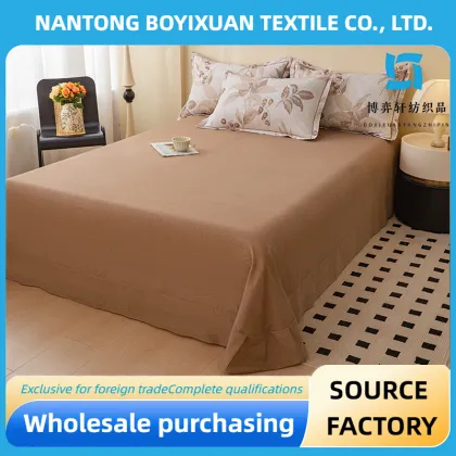 cotton The Leaf Shadows Dancing style bed sheetsheet