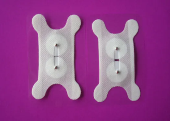 Swallowing 86*31mm Electrode Pad With Pigtail, Bone Non-woven Fiber Throat Electrode Pad For Health
