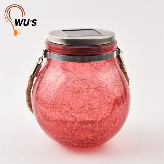 20 warm white light battery decoration light solar crackle glass ball lights