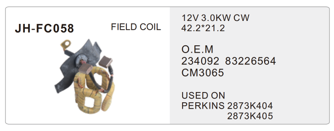 Marelli truck starter parts - JH-FC058-X