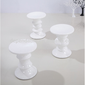 673 modern round wood stool