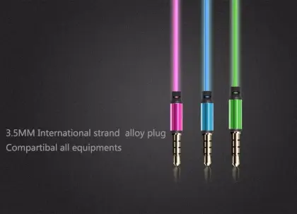 Creative Gift EL Wire Earphones/EL Earphones/EL Lighting Earphones