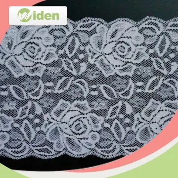 Sexy Bra and Panty New Design Images Nylon Elastic Lace Trim