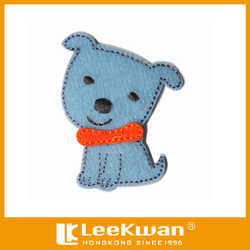 Cute Little Dog Applique Embroidery Patch For Decration