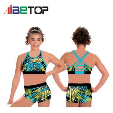 Sublimation Dance Top und Shorts
