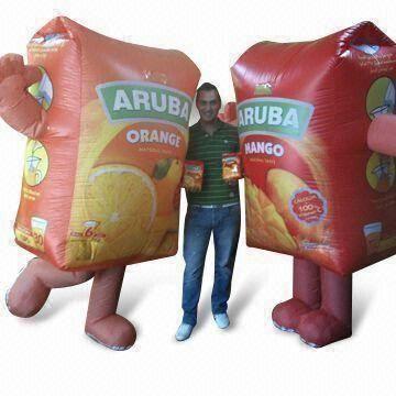 Inflatable Walking Suits, Made of Oxford Cloth, Customized Sizes are Accepted