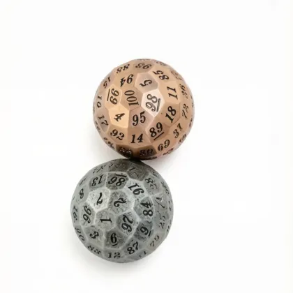 Durable Metal Dice Set for Roleplaying Games