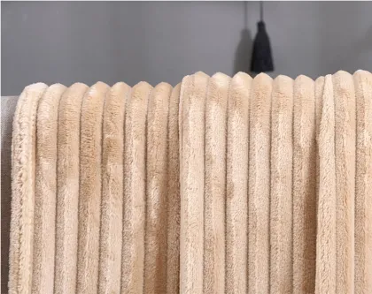 Coral Velvet Solid Color Draw Blanket - Air Conditioning Yoga Gift Throw