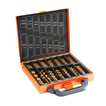 99pcs HSS Hard Metal Drill Bit Set for Hardened Metal, Stainless Steel, Cast Iron