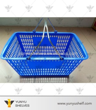 china supplier plastic shopping hand basket for supermarket