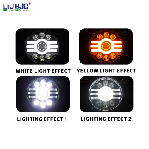 2 Color Car Led Headlight Motorcycle