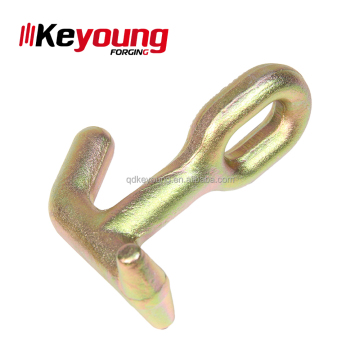 Keyoung Factory Direct High Quality G70 Forged Yellow Galvanized T-J Type Hook 5/16