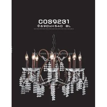 High quality antique crystal painted suspension light( cos9231 )