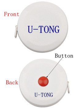 Round Measuring Tape with Logo Printed for Promotion