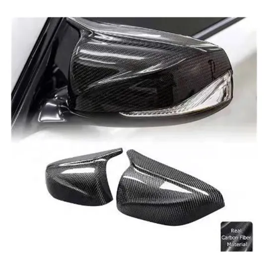 Real Carbon Fiber M Style Mirror Caps for INFINITI Q50 Upgrade V2 Type Side Mirror Covers 2014-2021