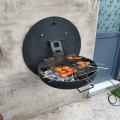 Giardino Grill Barbecue di installazione della parete piega portatile