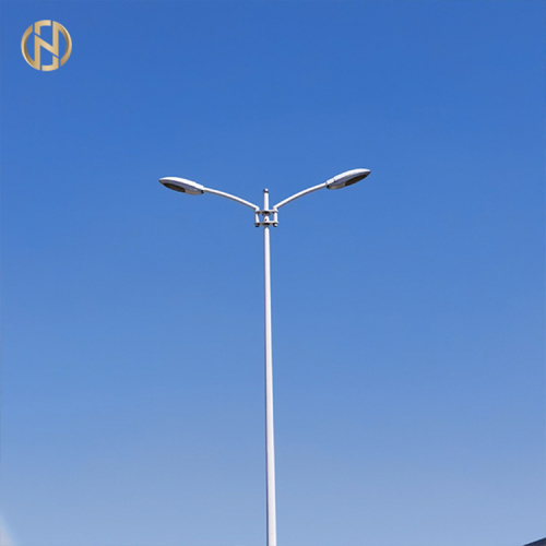 Double Arm Lamp Post With 9M Arms