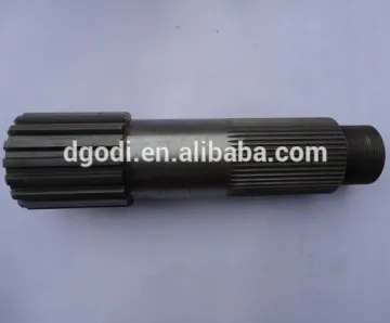cnc machining metal/hardened steel main drive shaft parts with spline