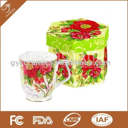 set/2 mug new bon china coffee mug