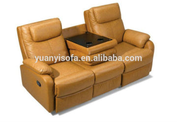 YR0126 Home theatre sofa ,recliner sofa with coffee table