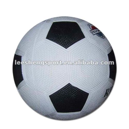 black and white panels rubber football