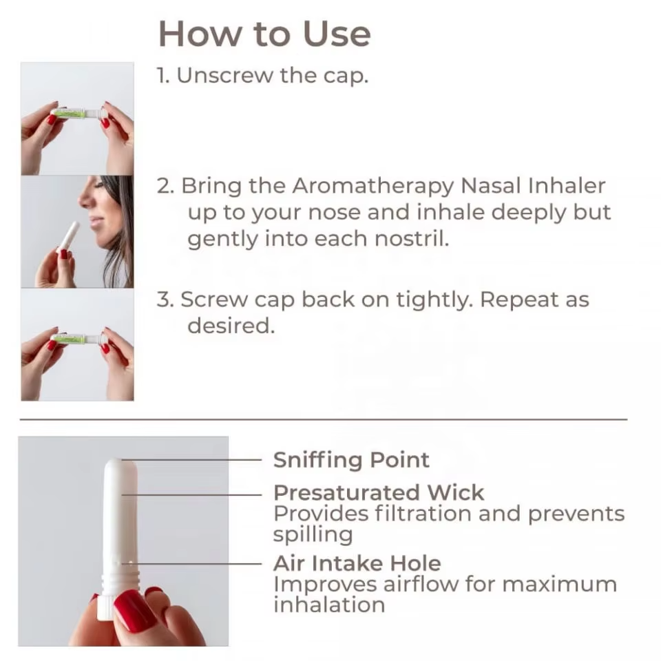 Oem Accepted Single Use Nasal Inhaler Tubes For Essential Oil ...
