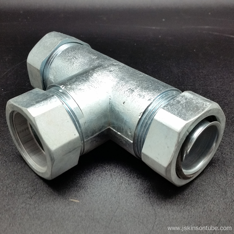T-shaped stainless steel pipe connector
