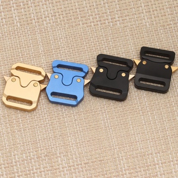 Oxidized Black Aluminum Quick Release Buckle