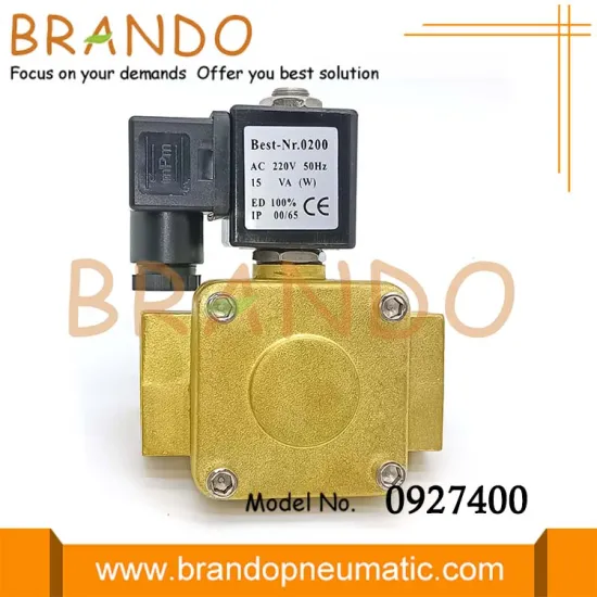 1'' 0927400 Normally Colsed 2 Way Brass Solenoid Valve For Air Compressor 12VDC 24VDC 24VAC 110VAC 220VAC
