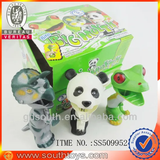 ECO-friendly plastic big mouth animal