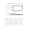 60W 250W adjustable led street light aluminum housing