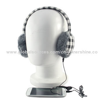 Headphone with Overhead Ear Muff and Ear Warmer