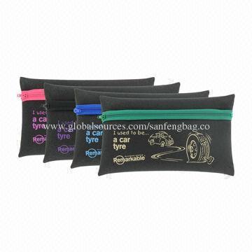 Pen/Pencil Cases, Made of 600D Polyester Material with 22*6*5cm Size