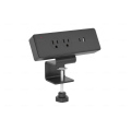 2 outlet USB clamp on power strip