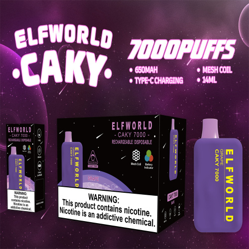 ElfWolrd Caky 7000 Kiwi passion fruit guava