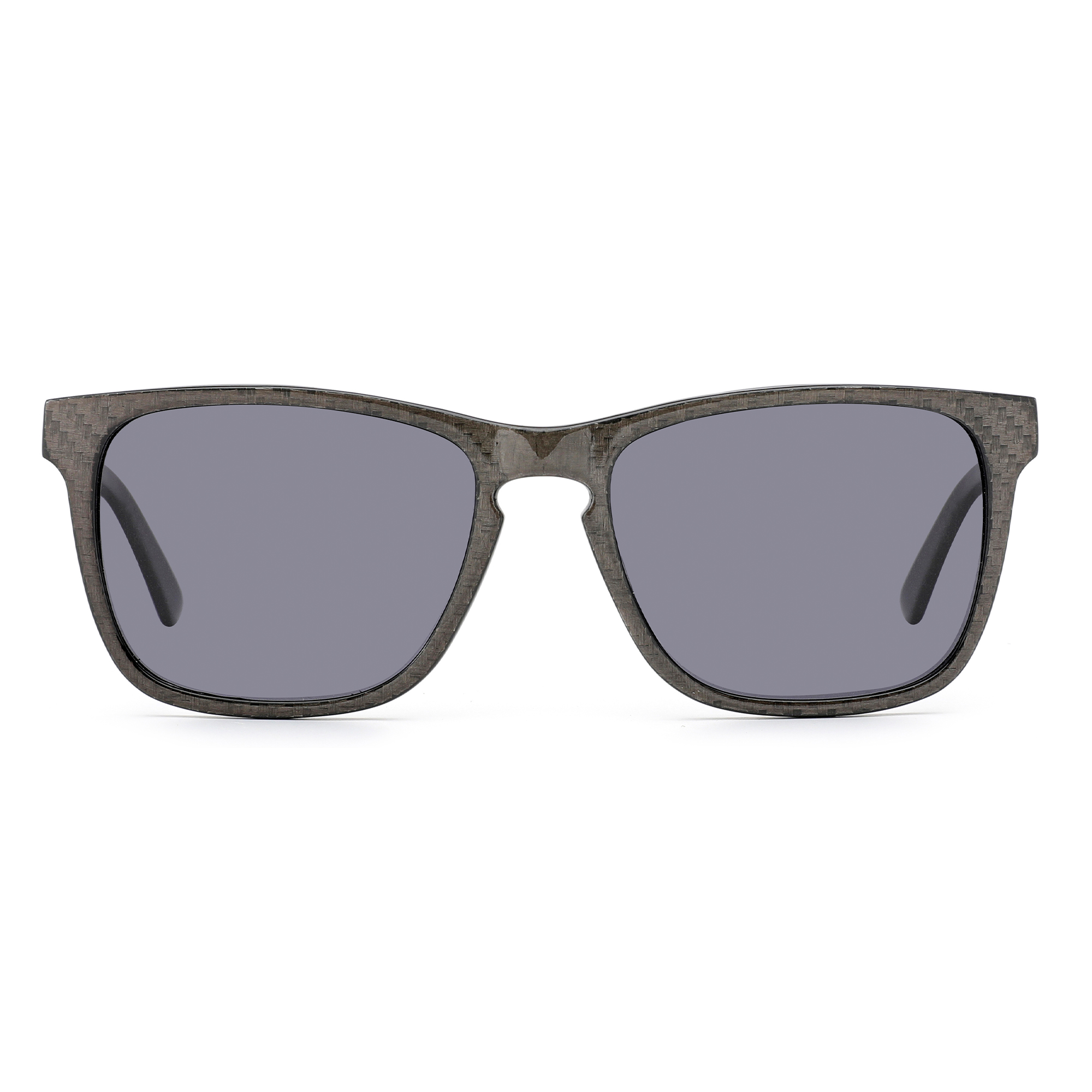 Modern Square Carbon Fiber Sunglasses