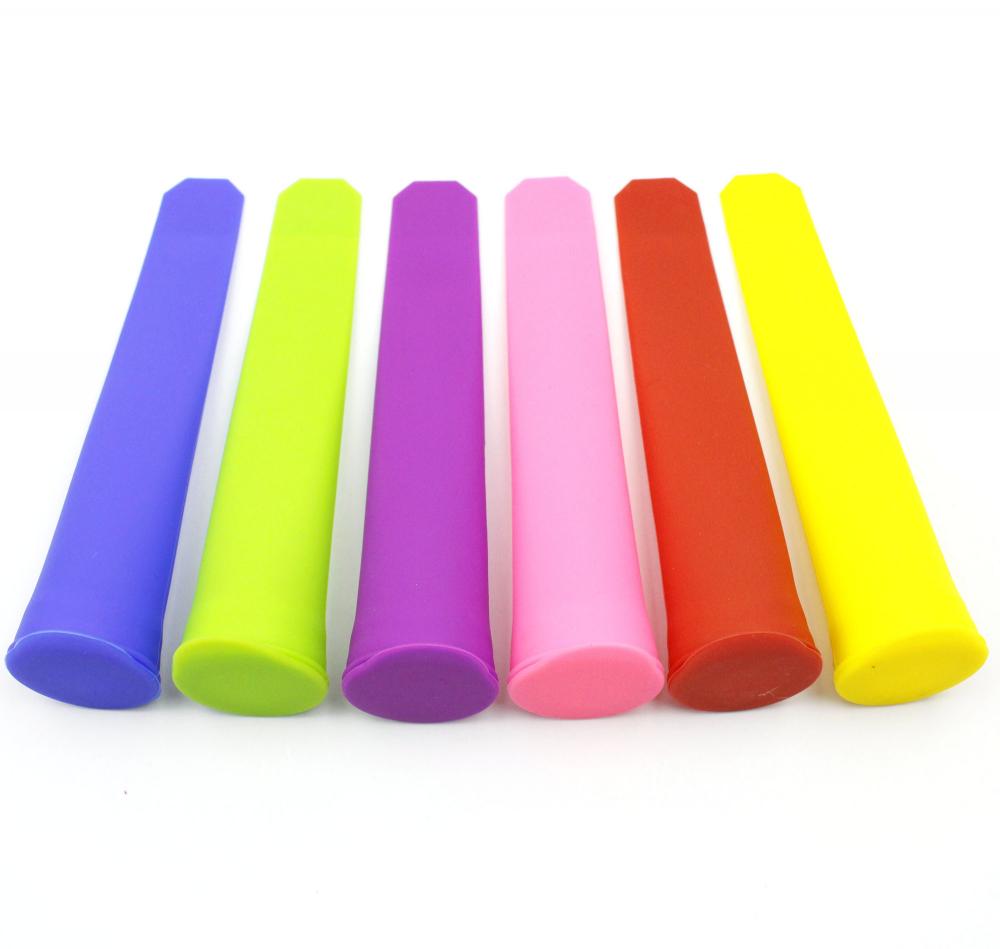 Multicolored Silicone 6PCS Ice Pop Maker Set