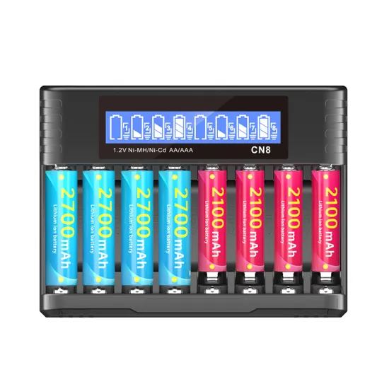 CN8 NewQQQ 20W Type C LED Battery Charger: Compatible with 16340, 14500, 26650, 18650 Ni-MH Rechargeable Batteries - Up to 5A Charging Speed and 3.7V LCD Display