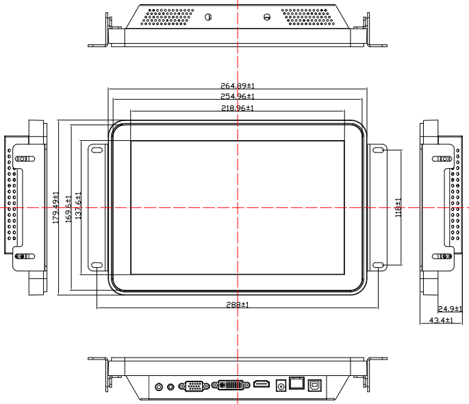 Indoor Touch Screen Display Monitor