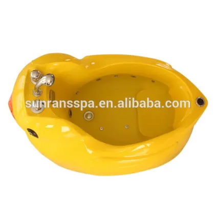 Sunrans Sanitary Ware Importers Acrylic Duck Baby Small Bathtub Shower Combo