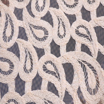 Fashion Cord Embroidery For Woman Garment  Fabric